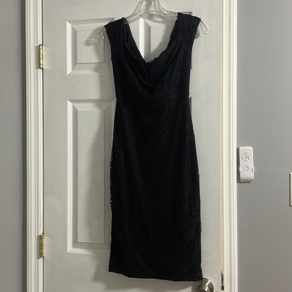 Guess off the shoulder black dress